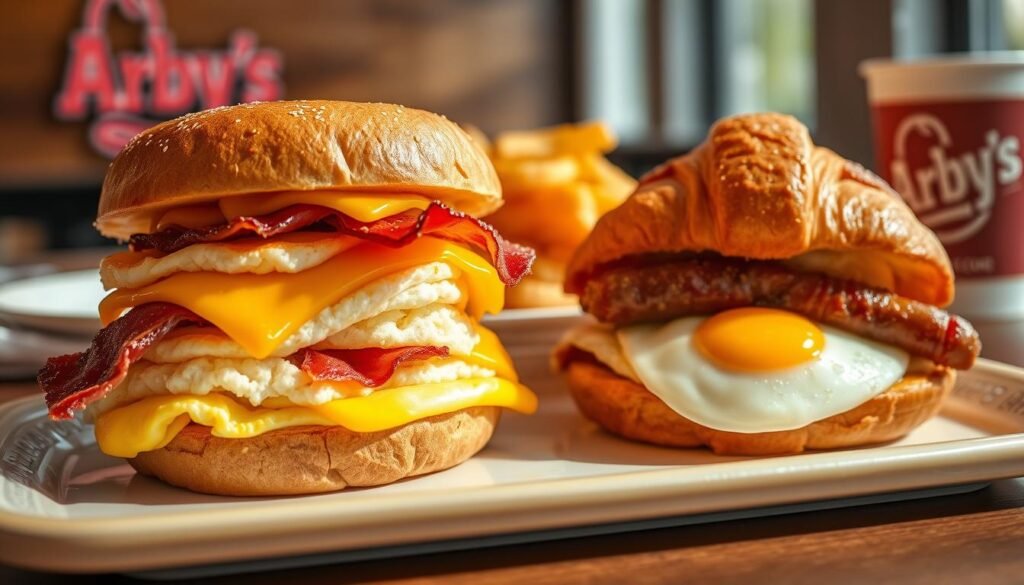 arby's breakfast sandwiches