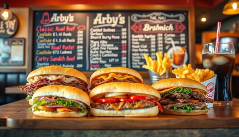 arby's menu with prices
