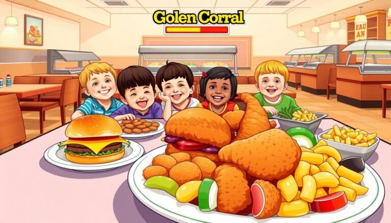 golden corral kids menu