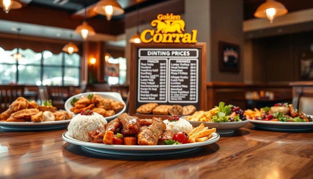 golden corral menu prices