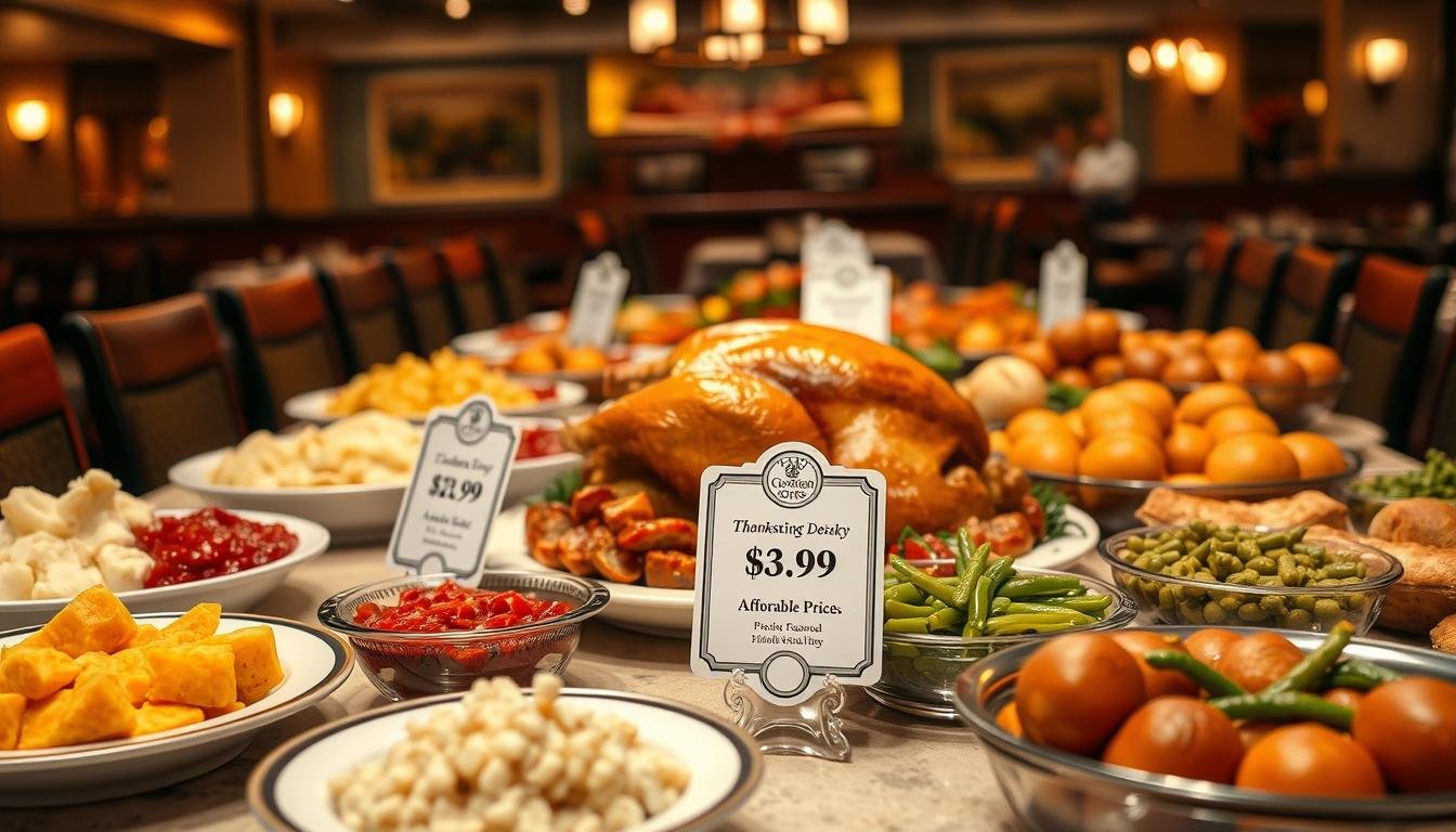 golden corral thanksgiving menu prices