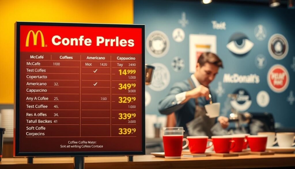 mcdonald's coffee prices
