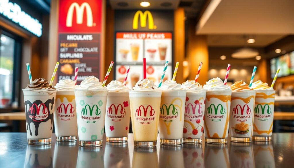 mcdonald's milkshake menu