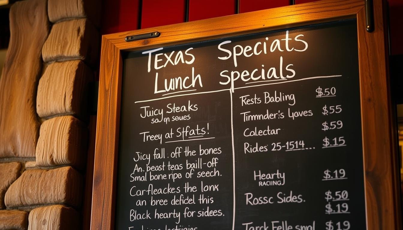 texas roadhouse lunch specials menu