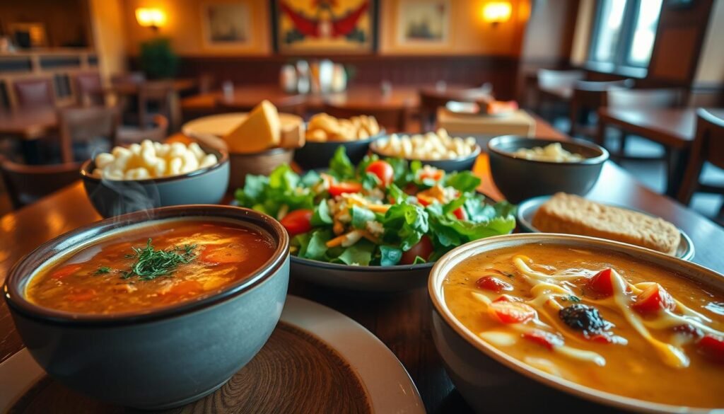 bob evans soups & salads