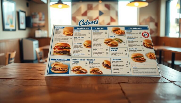 culver's menu with prices