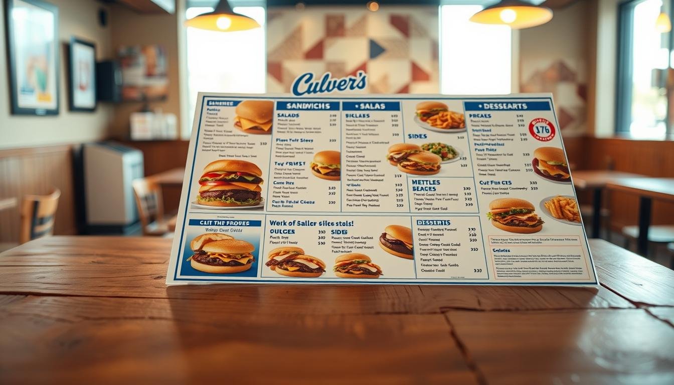 culver's menu with prices
