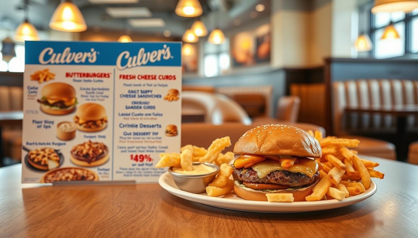 culver's restaurant menu
